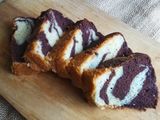 Bolu marmer 2 telur (bisa dipanggang atau dikukus)