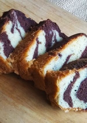 Foto resep Bolu marmer 2 telur (bisa dipanggang atau dikukus)