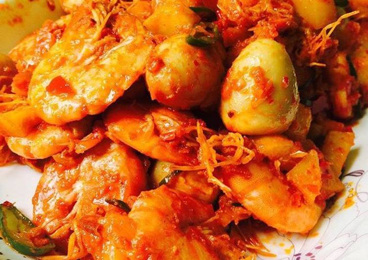 Resep Udang balado oleh icus - Cookpad