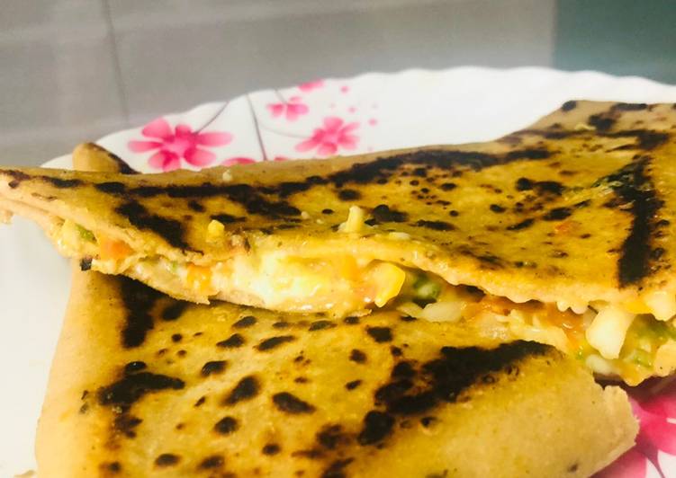 Easiest Way to Make Super Quick Homemade Pizza Paratha