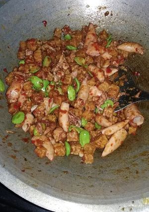 Foto resep Cumi asin balado (request suami)