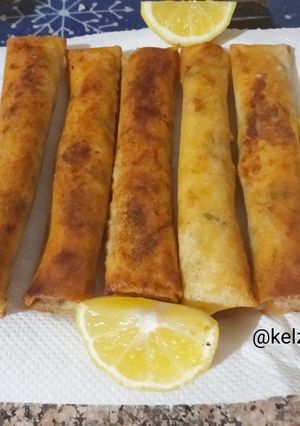 Une photo de Bourek aux pomme de terre /viande hachée et fromage