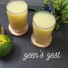 A picture of Sweet Lime or Mosambi Juice.