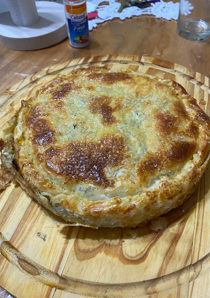 Una foto de Pascualina (con espinaca)