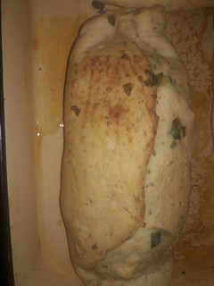 Una foto de Calzone relleno