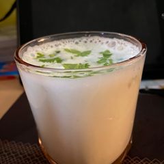 A picture of Masala lassi.
