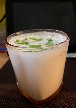 A picture of Masala lassi.