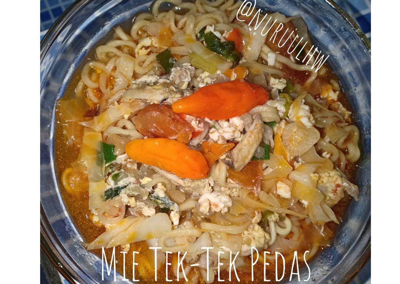 Mie Tek-Tek Pedas
