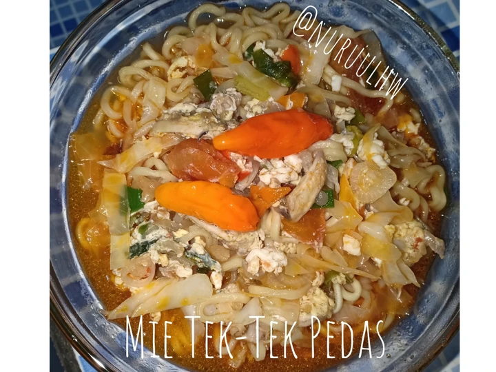 Cara Gampang Membikin Resep Mie Tek-Tek Pedas yang Uenak Anti Ribet, Mantap