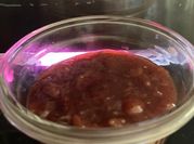 A picture of strawberry preserves