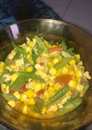 Foto resep Tumis buncis jagung telur