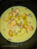 Crema de puerros a la plancha