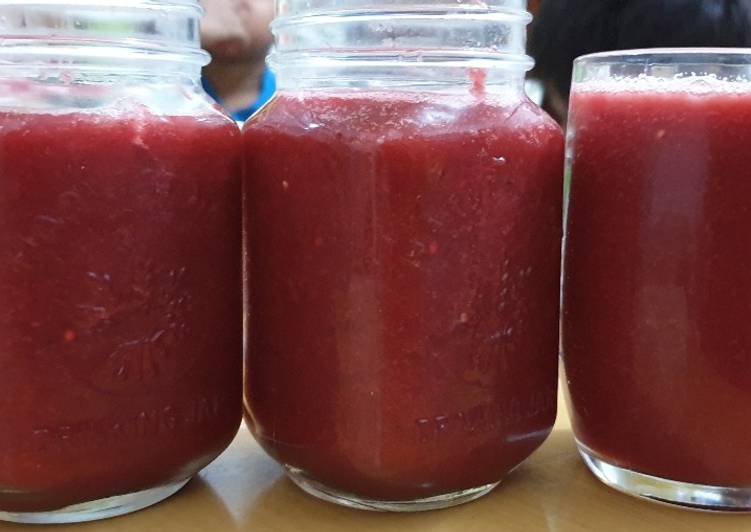 Bumbu Jus Pelangi | Cara Membuat Jus Pelangi Yang Enak Dan Lezat