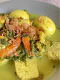 Gulai daun pucuak paku / sayur pakis udang