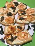 Entrante de Langostino 🍤 con Salsa Ranch y Aceitunas