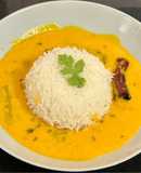 Alphanso Mango 🥭 Kadhi With Steamed Rice (Fajeto)