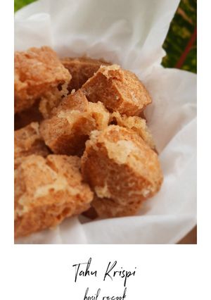 Foto resep Tahu Krispi homemade hemat