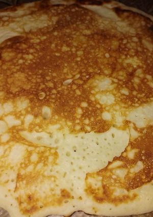 Una foto de Waffles de yogurt a la sartén