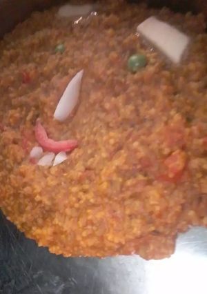 A picture of Mix veg daliya.