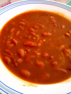 Una foto de Alubias pintas con arroz