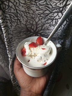 A picture of Homemade ice cream.. #mykid'sfavouritedishcontest.