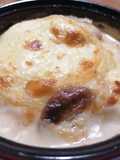 Gratin d'andouillette au saint marcelin