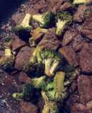 Steak with Broccoli and Soy Sauce