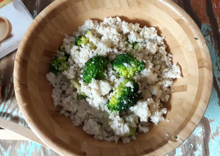 Fonio con topinambur e broccoli