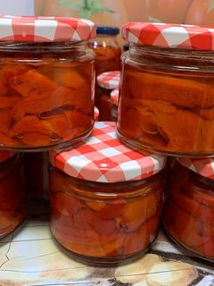 Una foto de Pimientos rojos asados en conserva