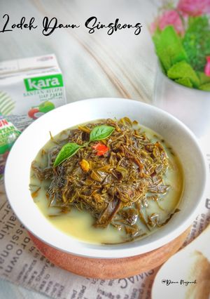 Foto resep Lodeh Daun Singkong Bumbu Simpel