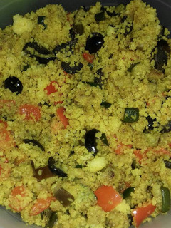 Una foto de Cuscus de verduras