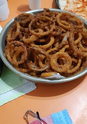 Una foto de Aros de cebolla