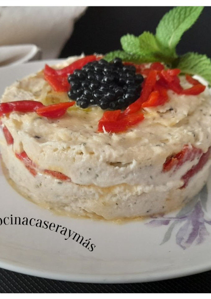 Una foto de Brandada de bacalao con pimientos del piquillo