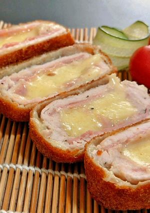 【影片】芝士吉列豬扒 的食譜成品照片