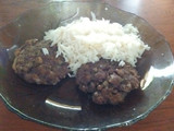 Hamburguesas de carne y lentejas