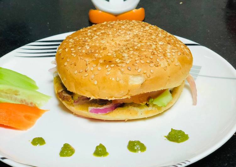 Recipe of Speedy Felafel sesame burger