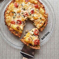 A picture of Eggless Vegetable Quiche.