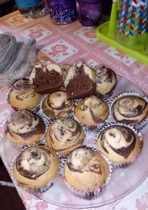 Una foto de Muffins marmolados de sofi