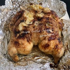 A picture of Triple Stuffed Chicken.