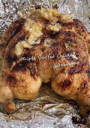 A picture of Triple Stuffed Chicken.