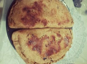 صورة لوصفة عيش باللحم / السجق بر