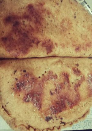صورة لوصفة عيش باللحم / السجق بر