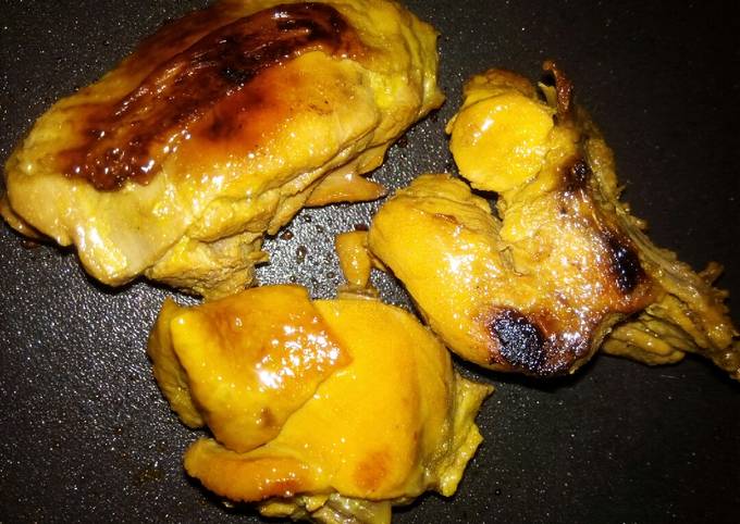 Cara Gampang Buat Ayam bakar ungkep (teflon) Yang Lezat