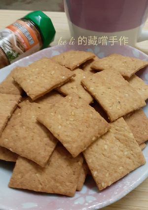 田園風味鹽鹹餅 的食譜成品照片