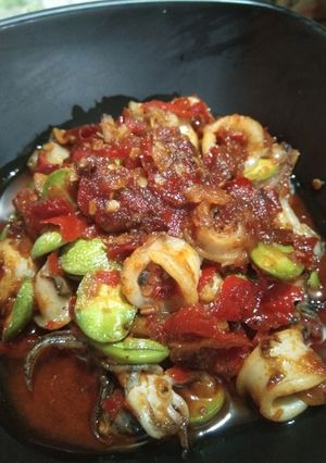 Foto resep Cumi pete balado
