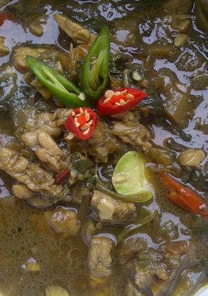 Foto resep Tumis Kangkung Tempe Pepaya Lezaaat ☺