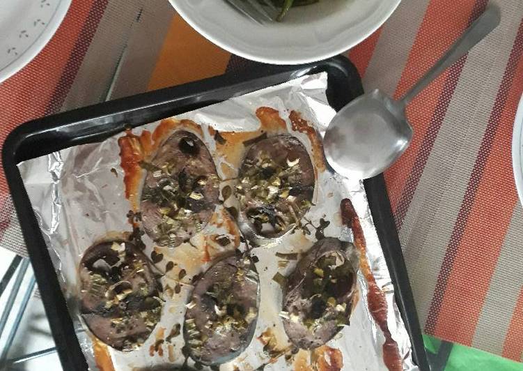 Grilled Tuna Steak With Marjoram Recipe By Ktinern Cookpad