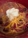 Low-sodium chili soup