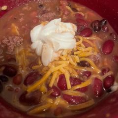 A picture of Low-sodium chili soup.