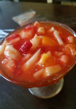 Una foto de Ensalada de fruta